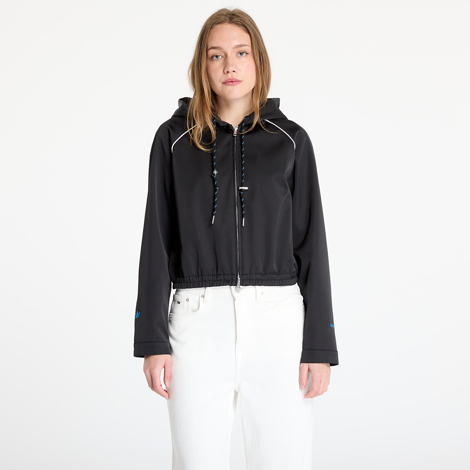 Bunda adidas x Wales Bonner W Satin Track Top Black/ Black M