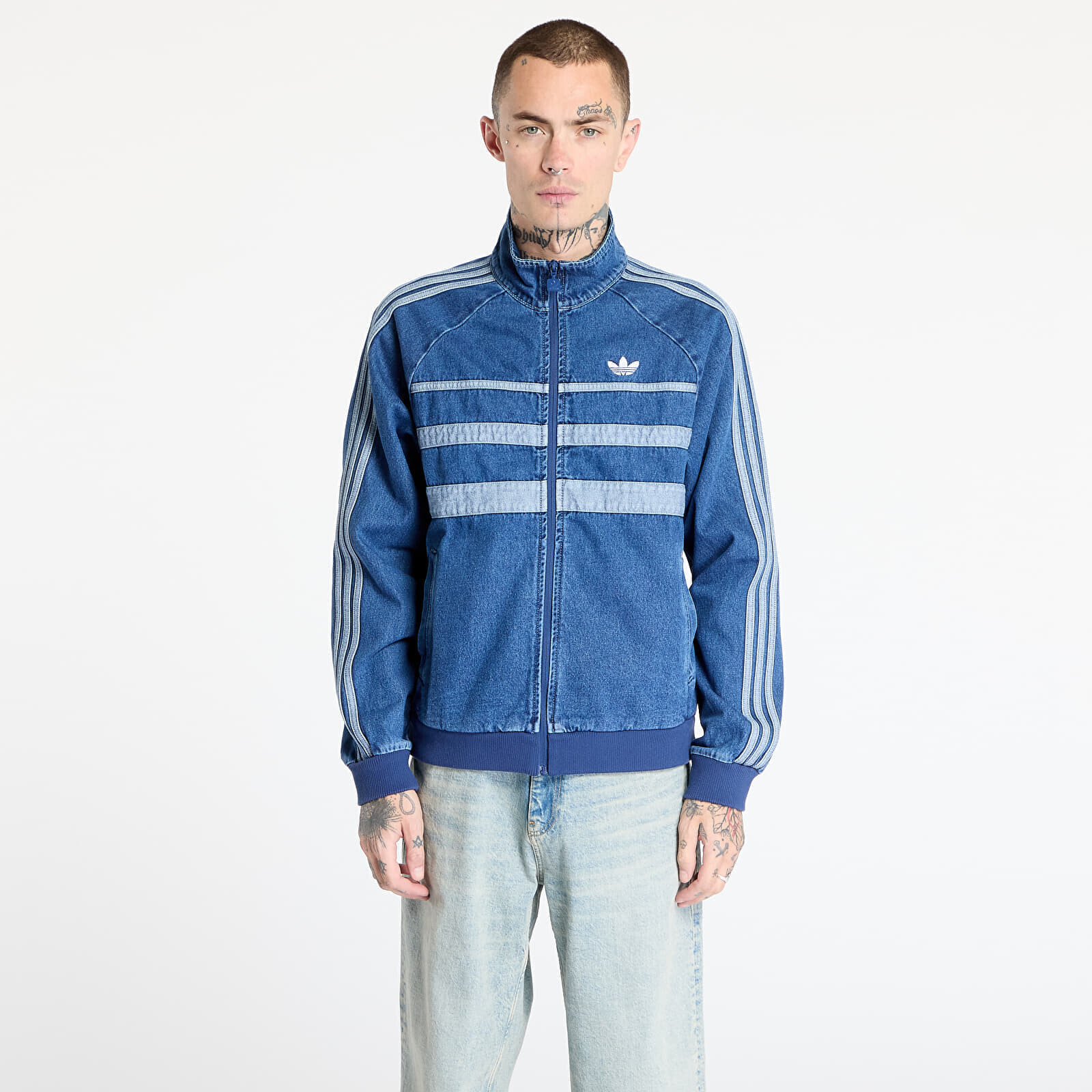 Bunda adidas Adicolor First Blue Denim Track Top Light Denim S