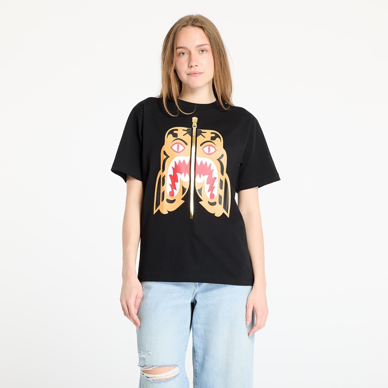 Tričko A BATHING APE Colors Tiger Tee UNISEX Black M