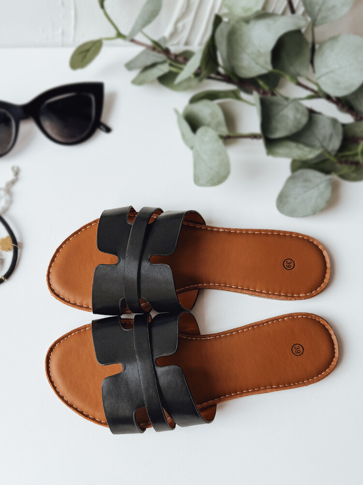 Buty damskie czarne Dstreet