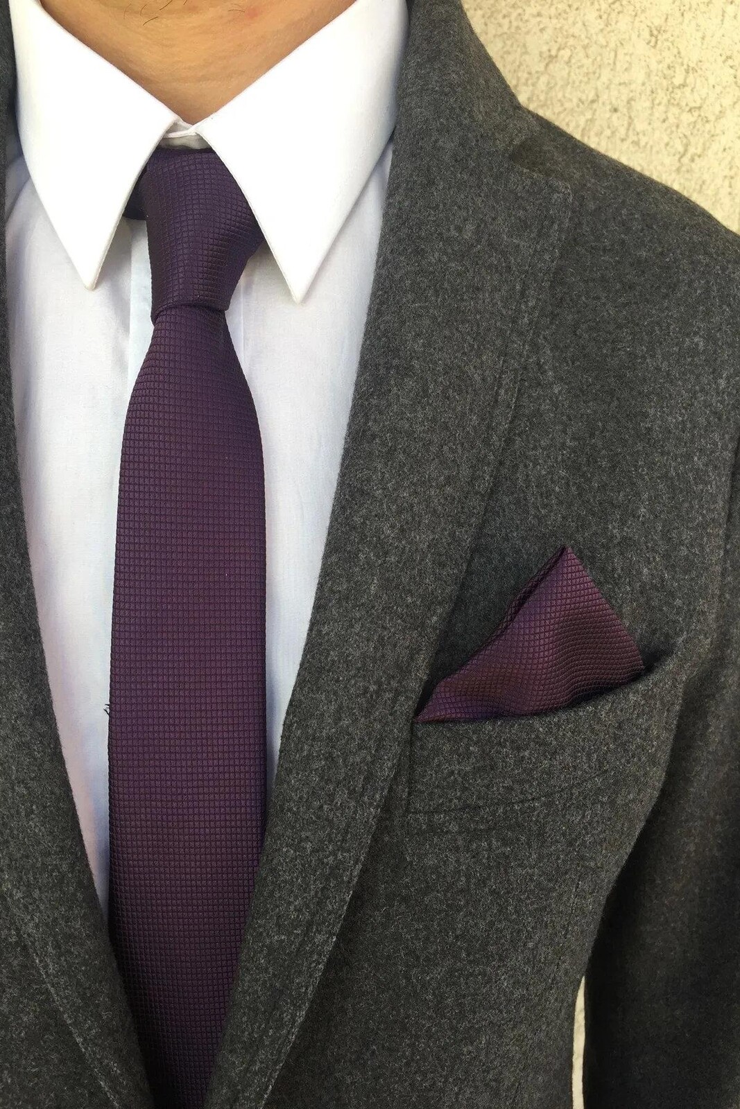 69641 Dewberry Mens Tie and Handkerchief Set-MOR