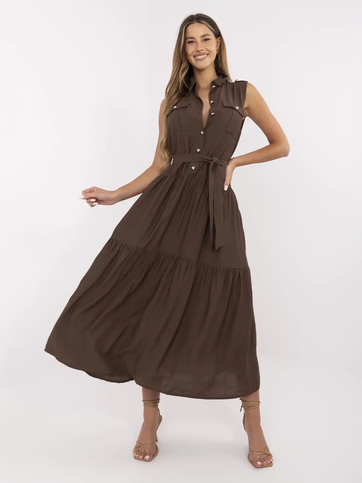 Dress-MI-SK-A5032.70P-brown