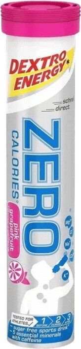 Dextro energy energy zero calories s kofeinem 20 tablet - růžový