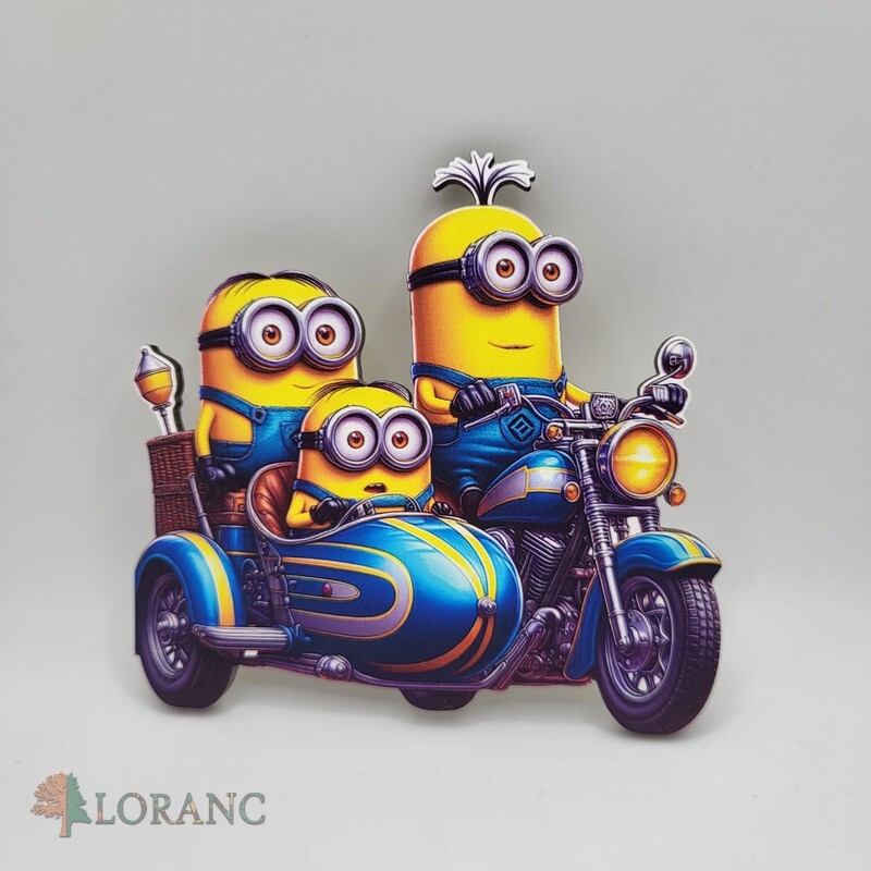 Loranc Magnetka na tortu - Mimoni na motorke