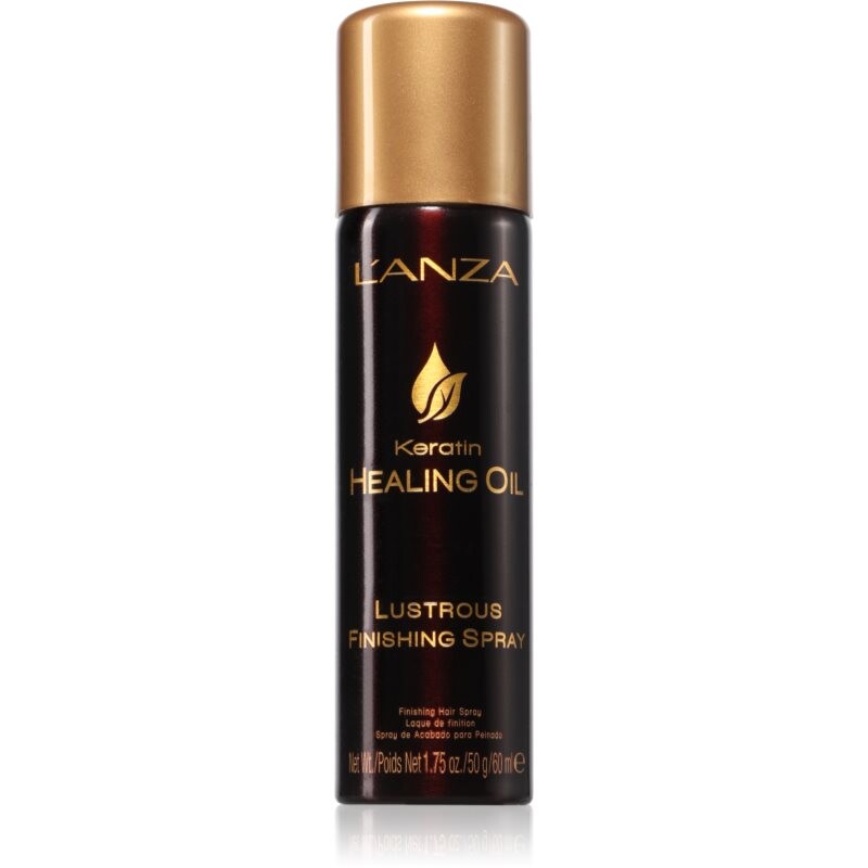 L'anza Keratin Healing Oil Lustrous Finishing Spray stylingový sprej na lesk a hebkosť vlasov 60 ml