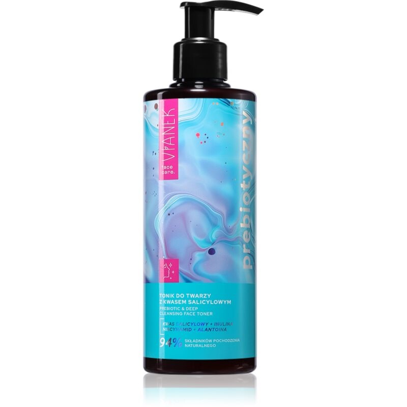 Vianek Prebiotic Deep Cleansing čistiace pleťové tonikum s prebiotikami 300 ml