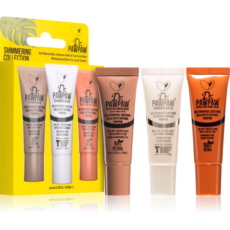 Dr. Pawpaw Shimmering Trio Collection darčeková sada na pery
