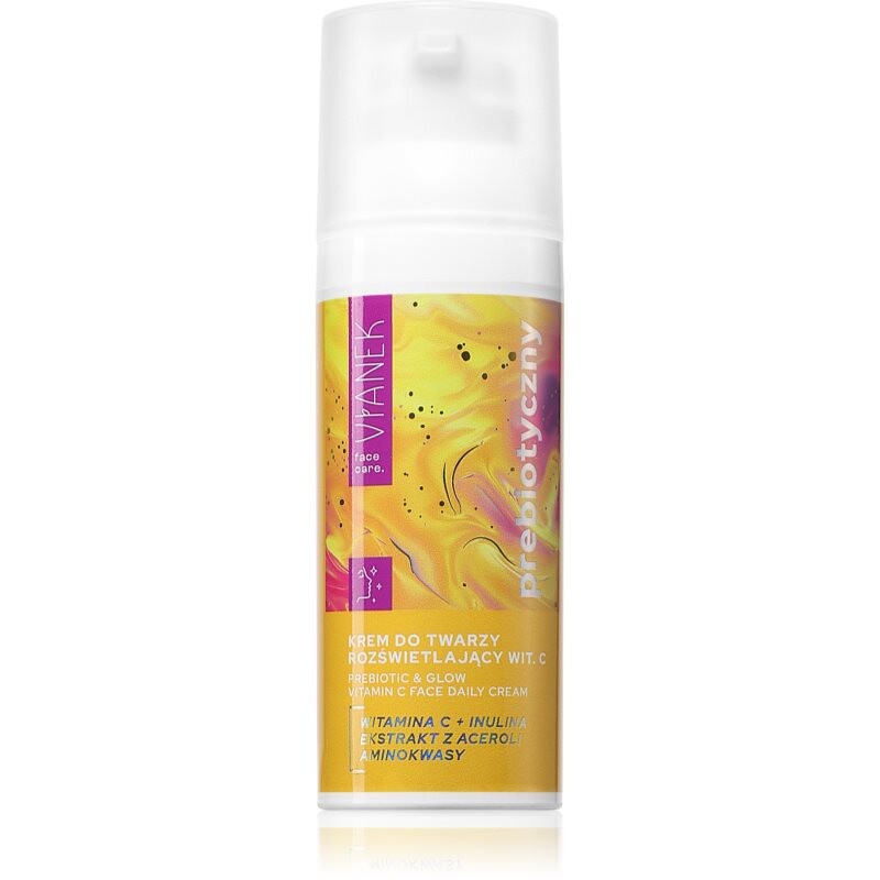 Vianek Prebiotic Glowing hydratačný a rozjasňujúci pleťový krém s prebiotikami 50 ml