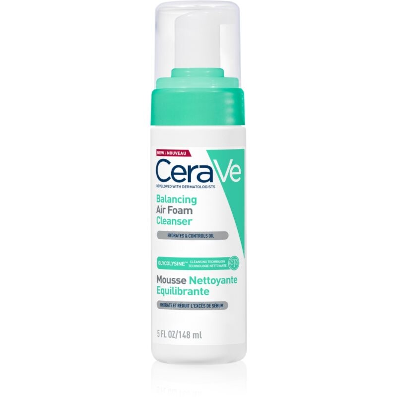 CeraVe Cleansers Balancing Air Foam Cleanser čistiaca pena pre normálnu až zmiešanú pleť 148 ml