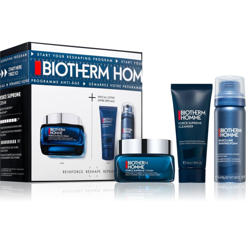 Biotherm Homme Force Supreme Cream darčeková sada pre mužov