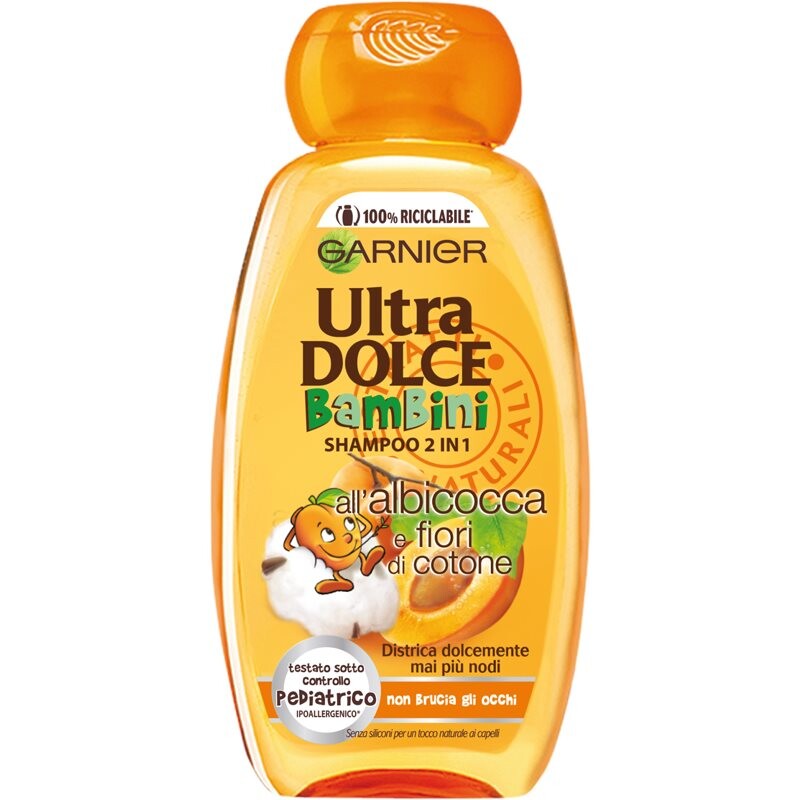 Garnier Ultra Doux Kids Apricot šampón pre deti 200 ml