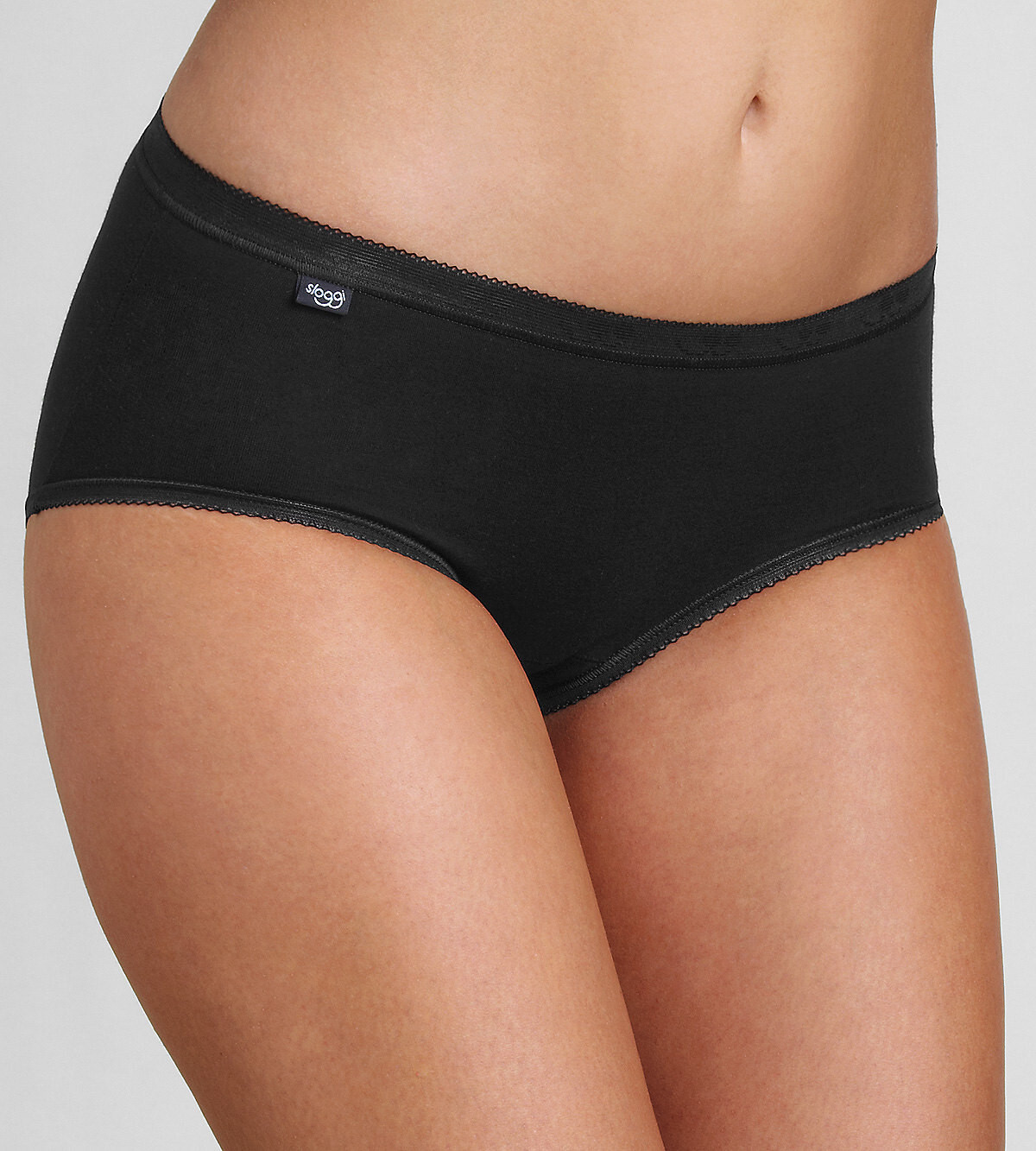 Nohavičky Sloggi Basic + Midi 2P čierna 0004 - Triumph 38 černá