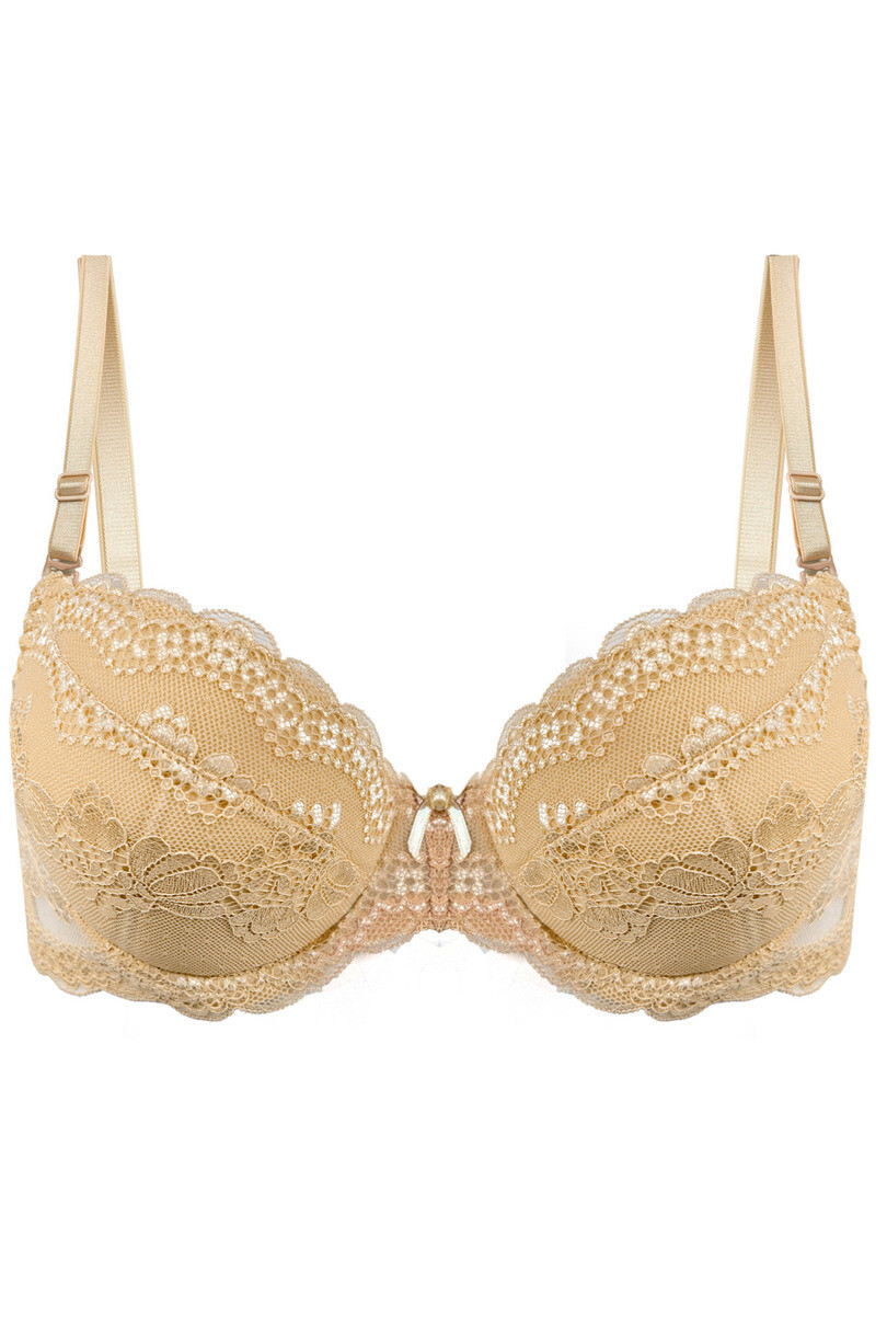 BRA 36 BEIGE Béžová 90B