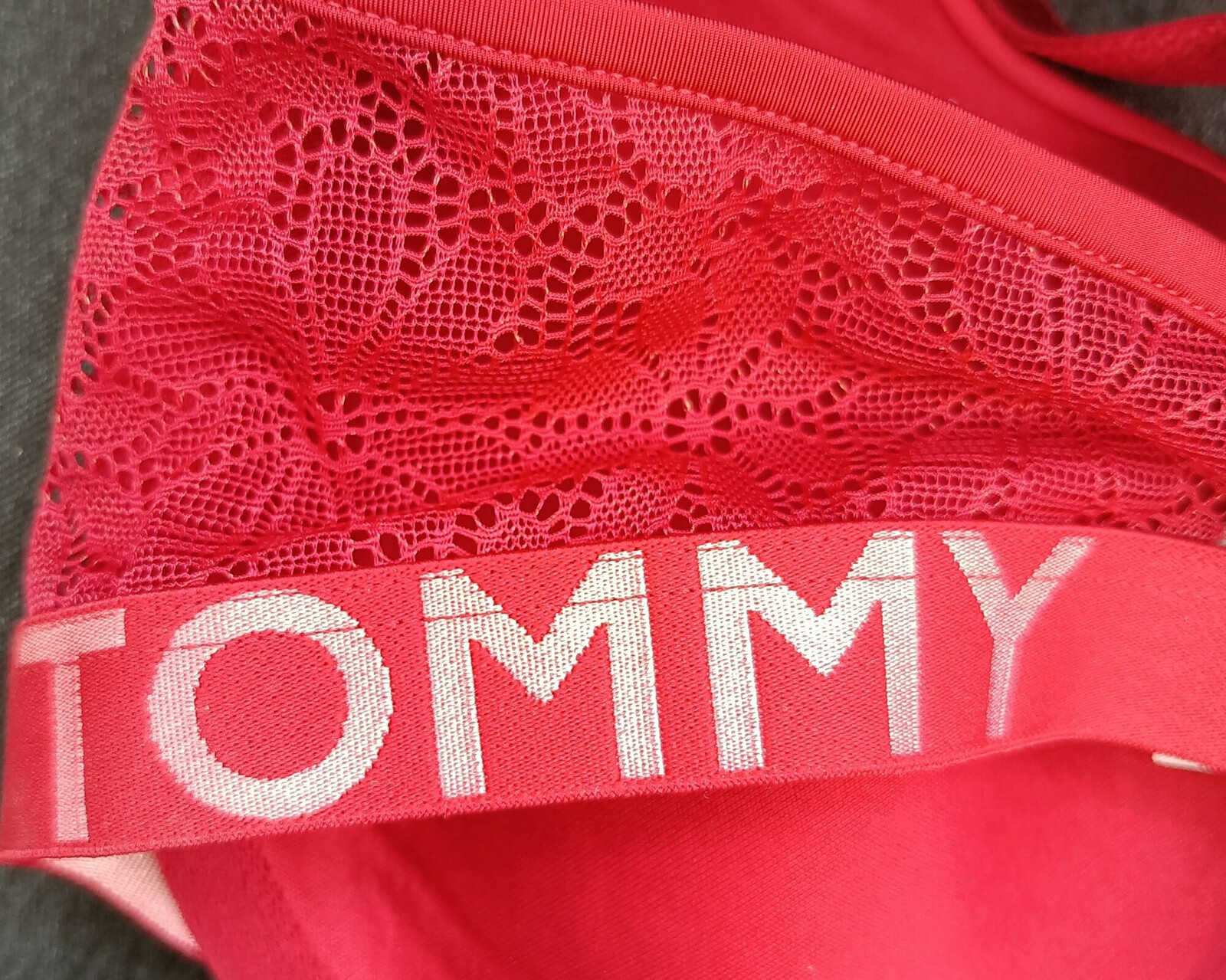 Dámska podprsenka UW0UW01185 bordová - Tommy Hilfiger 75D