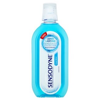 Sensodyne Long Lasting Sensitivity Protection Cool Mint ústna voda 500 ml