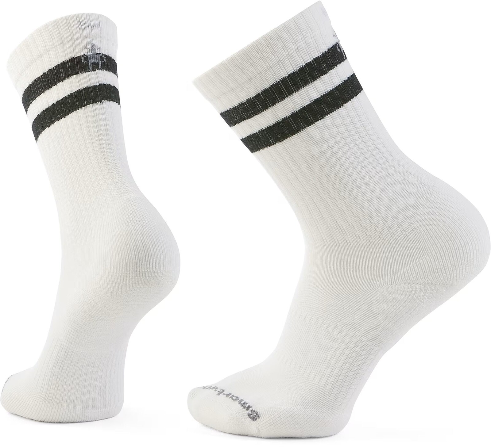Smartwool EVERYDAY ATHLETIC STRIPED CREW SOCKS white Veľkosť: L
