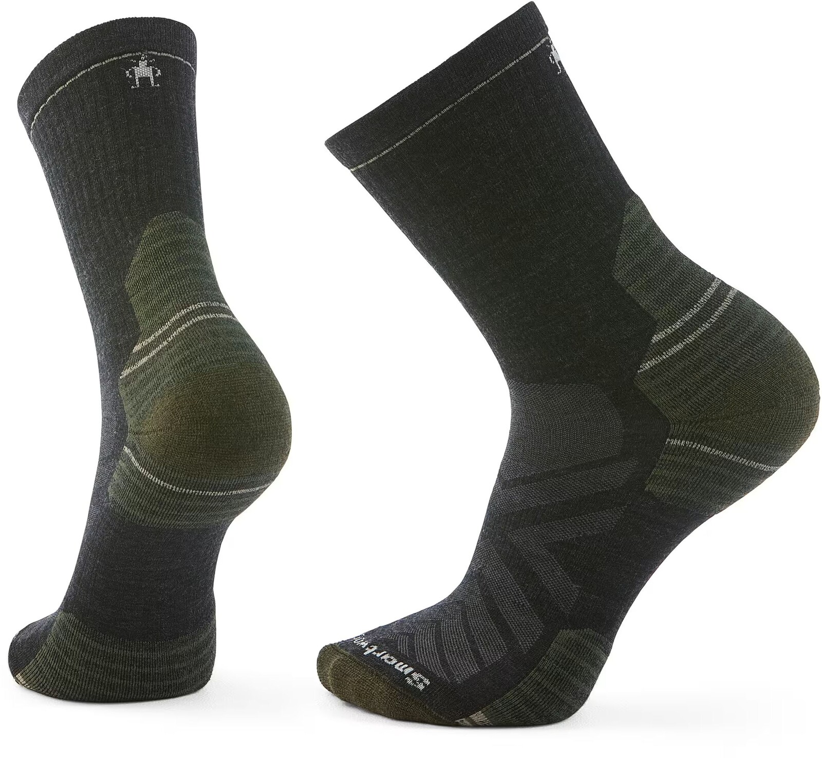 Smartwool HIKE TARGETED CUSHION MID CREW SOCKS charcoal Veľkosť: XL