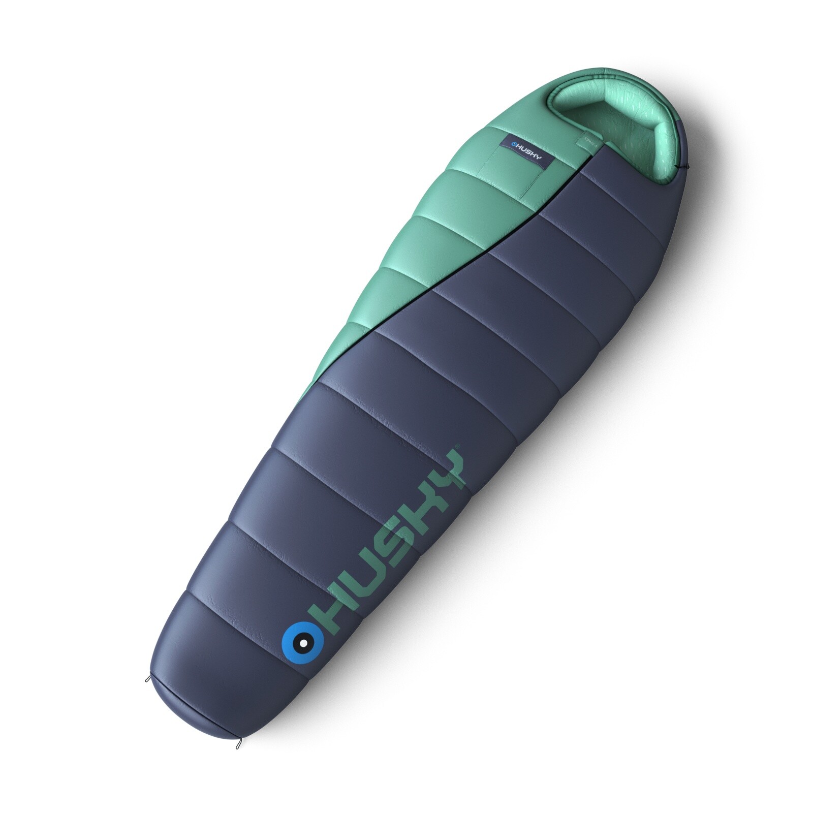 Husky Syntetický trojsezónny spacák Espace -5°C blue/mint Veľkosť: OneSize