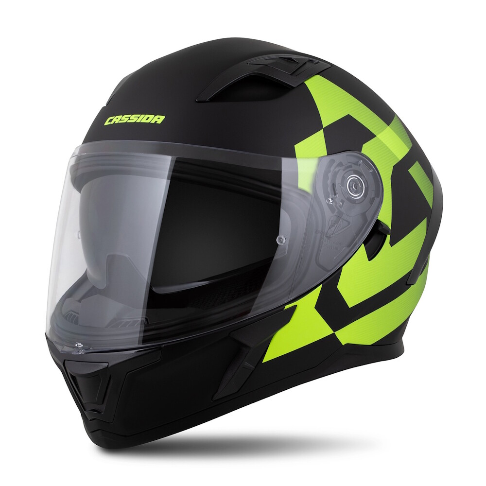 Cassida Orbit Grind čierna matná/žltá fluo XS (53-54)