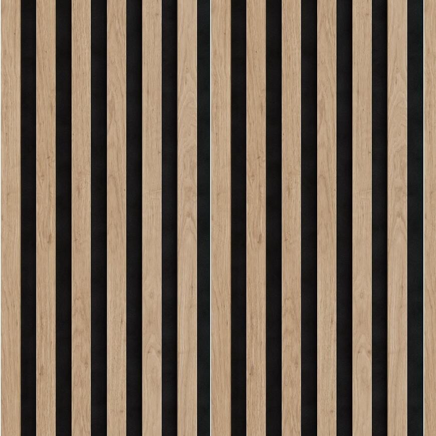 Akustické panely lamelové na plsti Dub Saragossa 30x265 cm