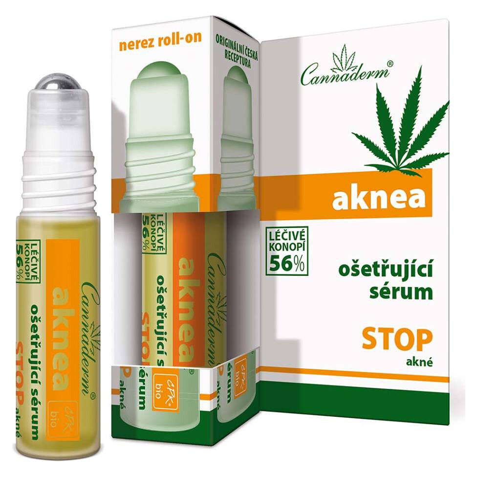 CANNADERM Aknea ošetřující sérum 5ml, poškodený obal