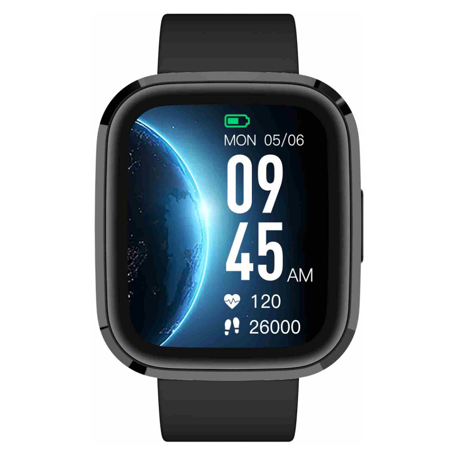 GARETT Smartwatch GRC STYLE Black Inteligentné hodinky, použité