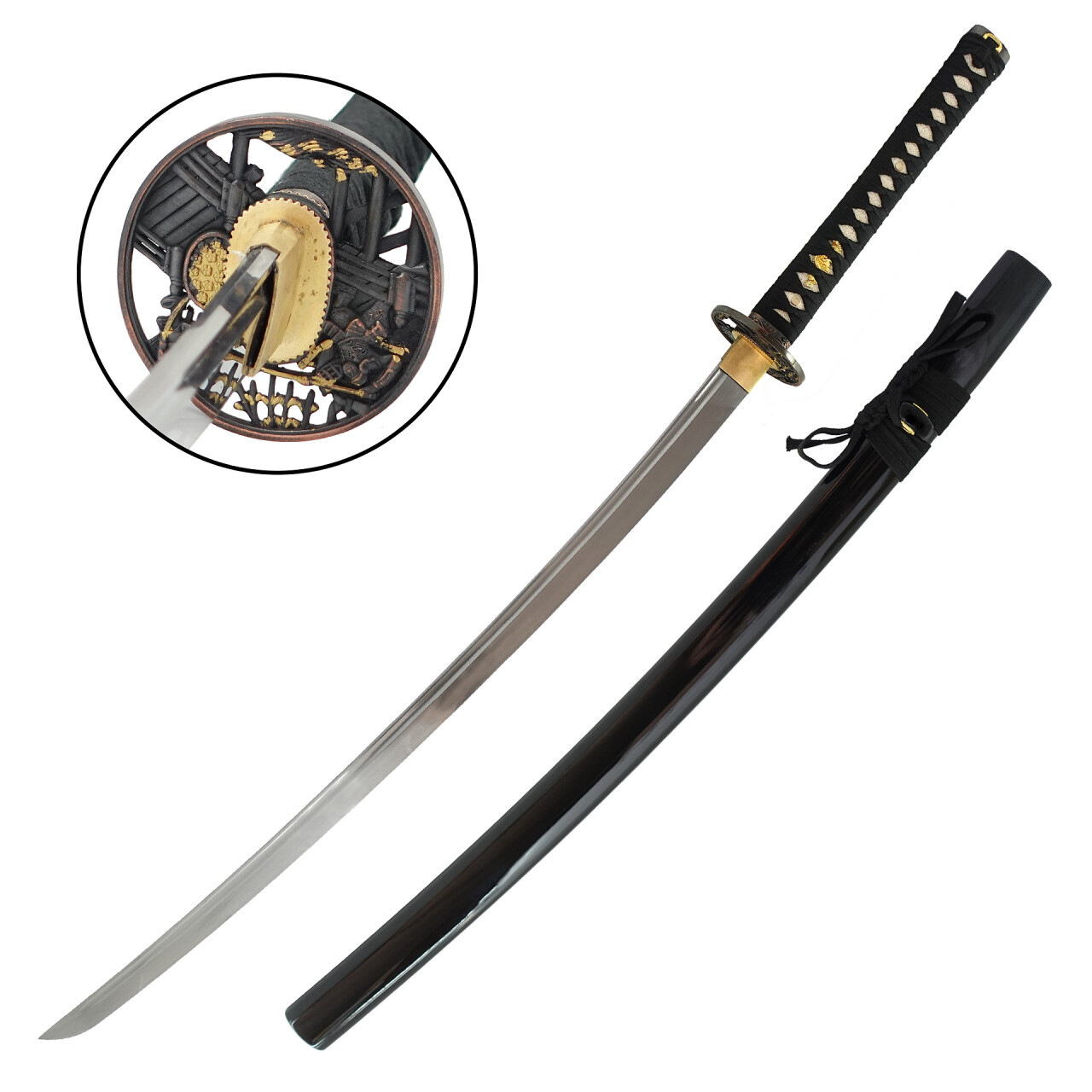 Katana Hanare 2,30 Shaku Hamon Choji Yokote AISI 1045