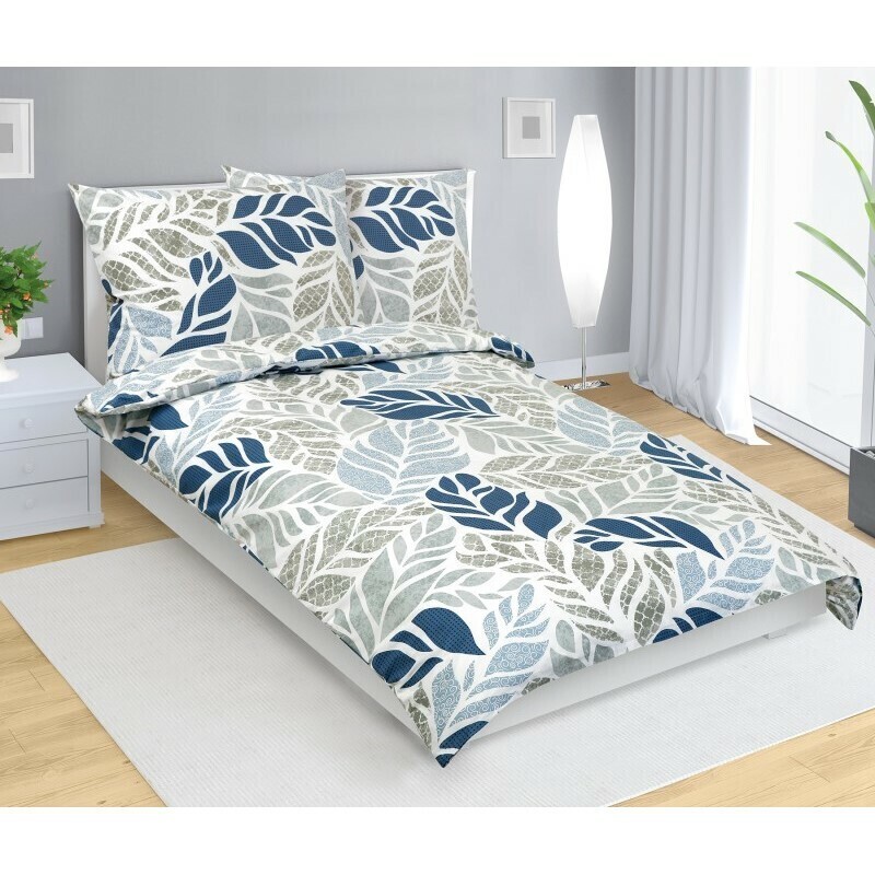 Bellatex Obliečky bavlnené Variácia modrá 140 x 200 cm, 70 x 90 cm