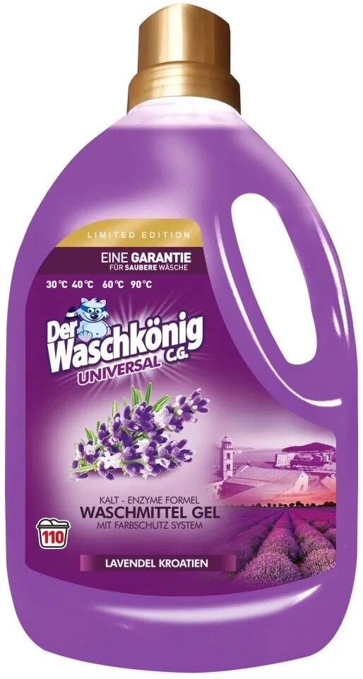 Waschkönig  Lavendel Kroatien Universal  gél na pranie 3,305l 110PD