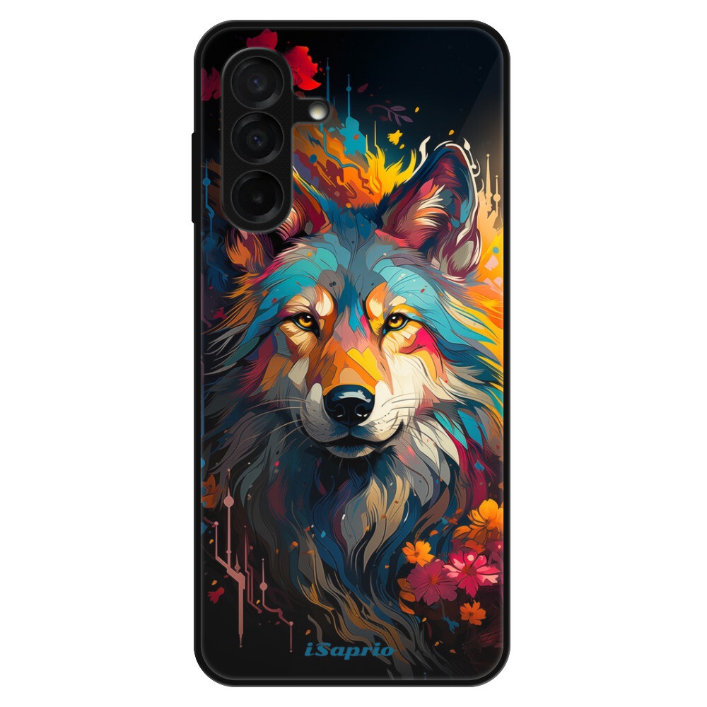Lesklé puzdro Exclusive iSaprio - Mysterious Wolf - Samsung Galaxy A26