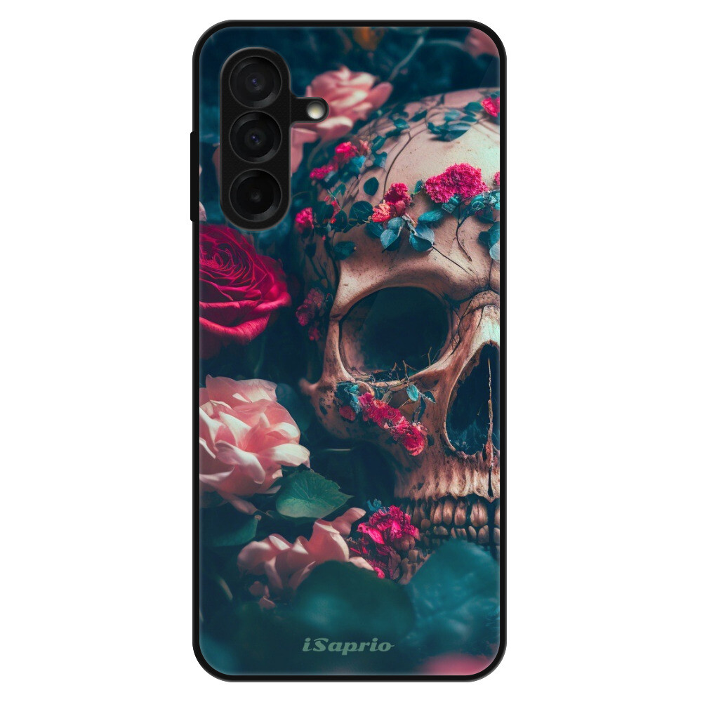 Lesklé puzdro Exclusive iSaprio - Skull in Roses - Samsung Galaxy A26