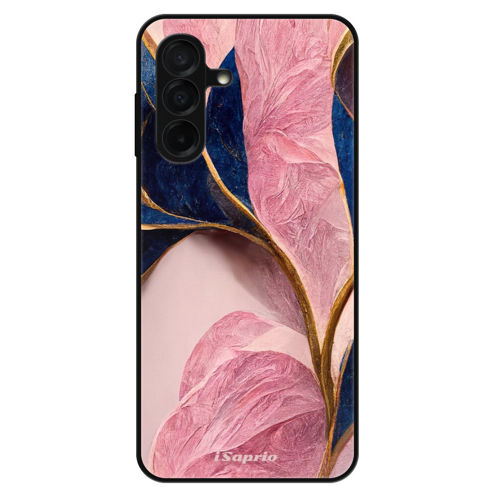 Lesklé puzdro Exclusive iSaprio - Pink Blue Leaves - Samsung Galaxy A26