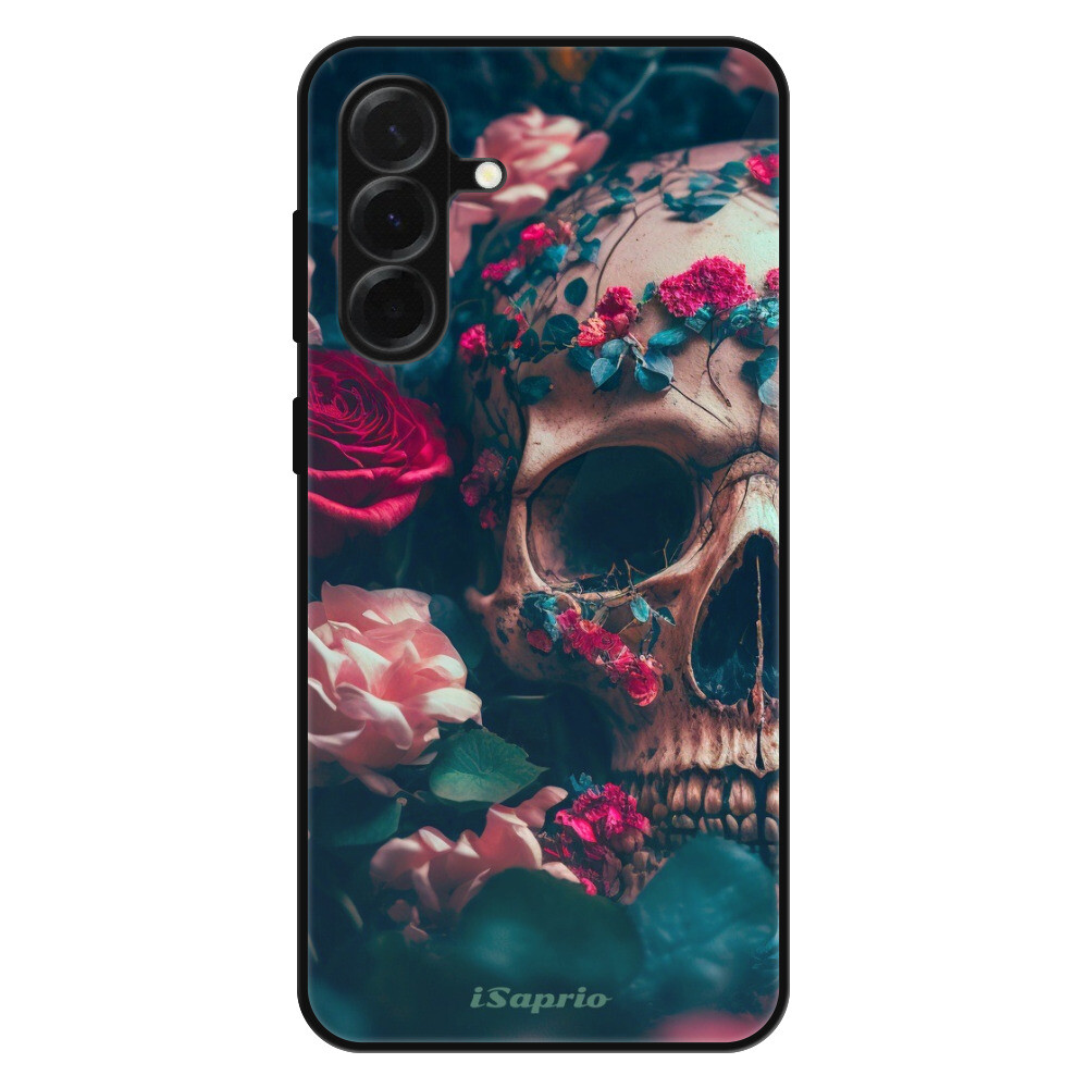 Lesklé puzdro Exclusive iSaprio - Skull in Roses - Samsung Galaxy A36