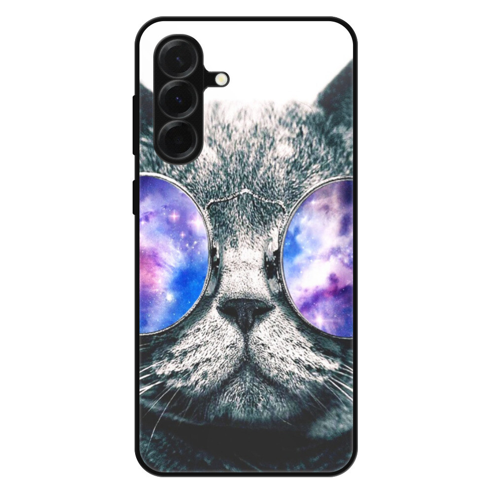 Lesklé puzdro Exclusive iSaprio - Galaxy Cat - Samsung Galaxy A36