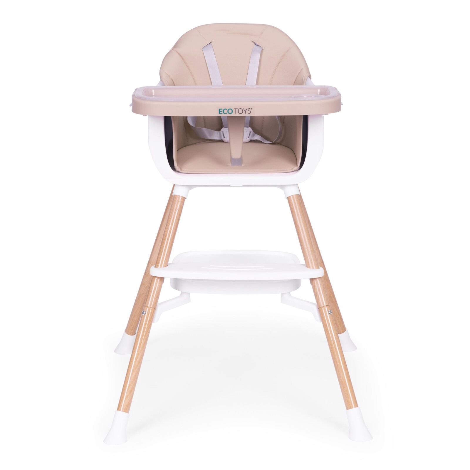 Dětská židlička 2v1 BABY ECOTOYS béžová