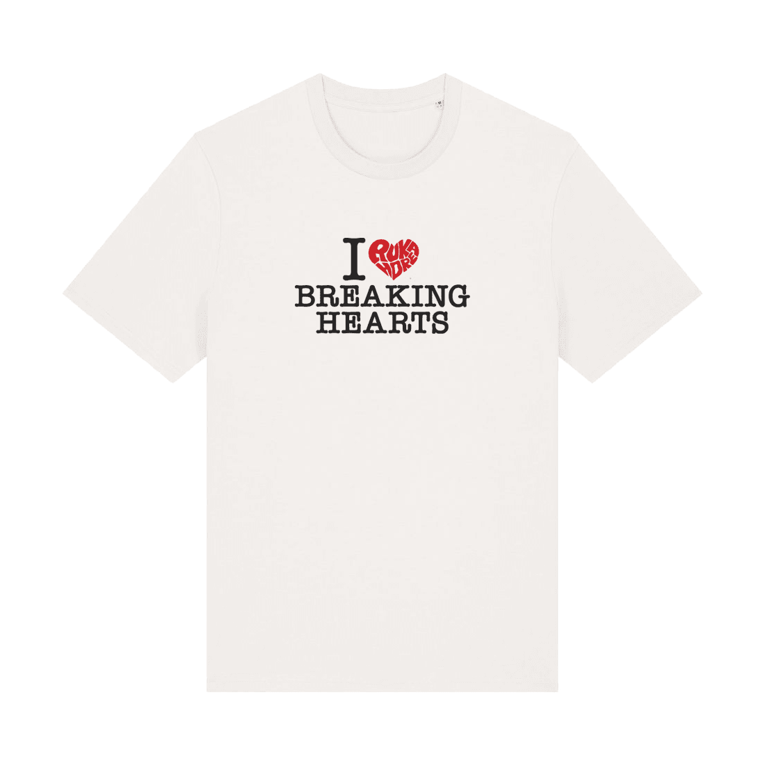 Ruka Hore tričko I Love Breaking Hearts Off White M
