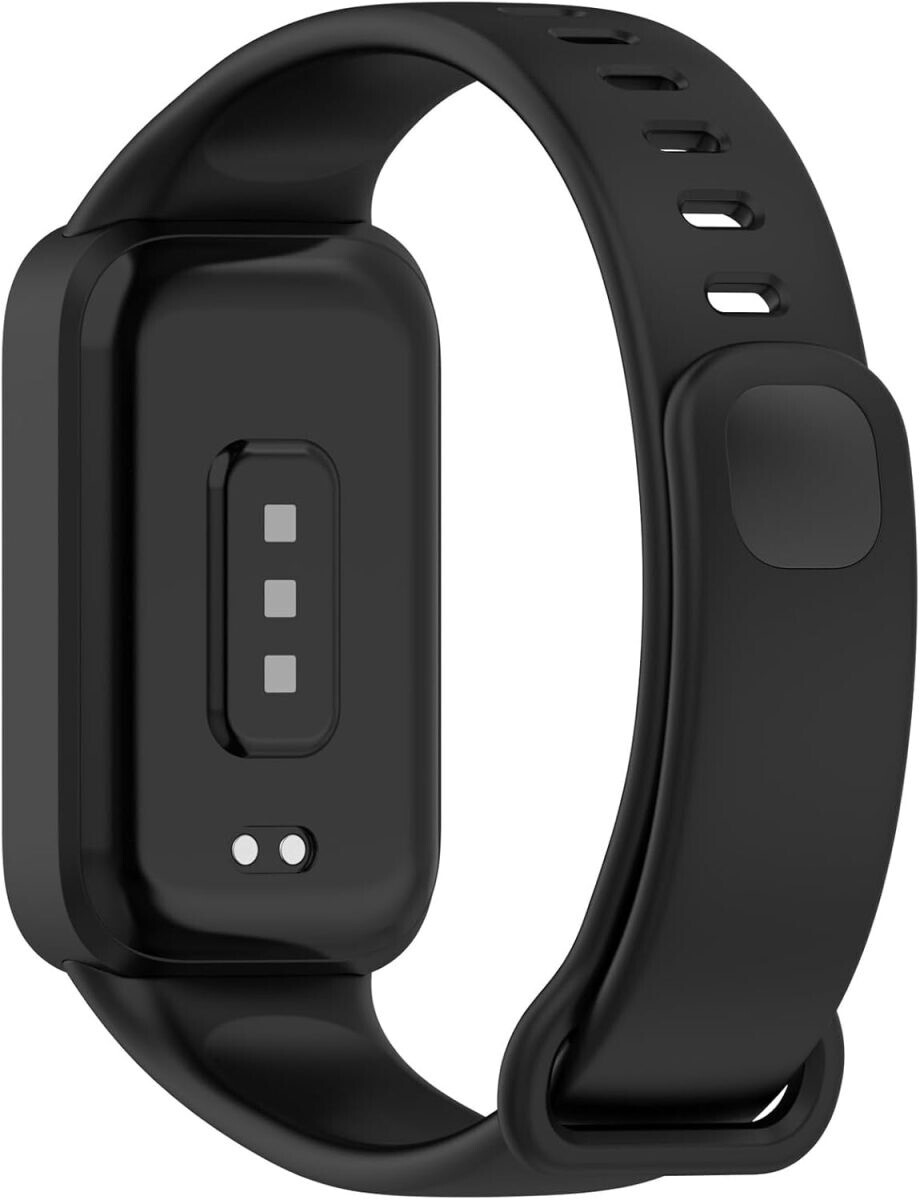 eses Silikónový remienok s rámčekom pre Xiaomi Smart Band 9 Active - Čierny