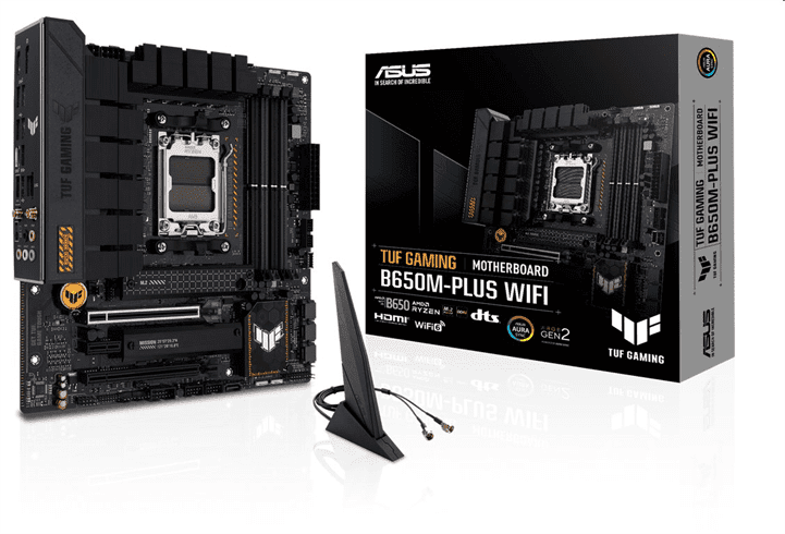 ASUS TUF GAMING B650M-PLUS WIFI, AM5, 4xDDR5, mATX 90MB1BF0-M0EAY0