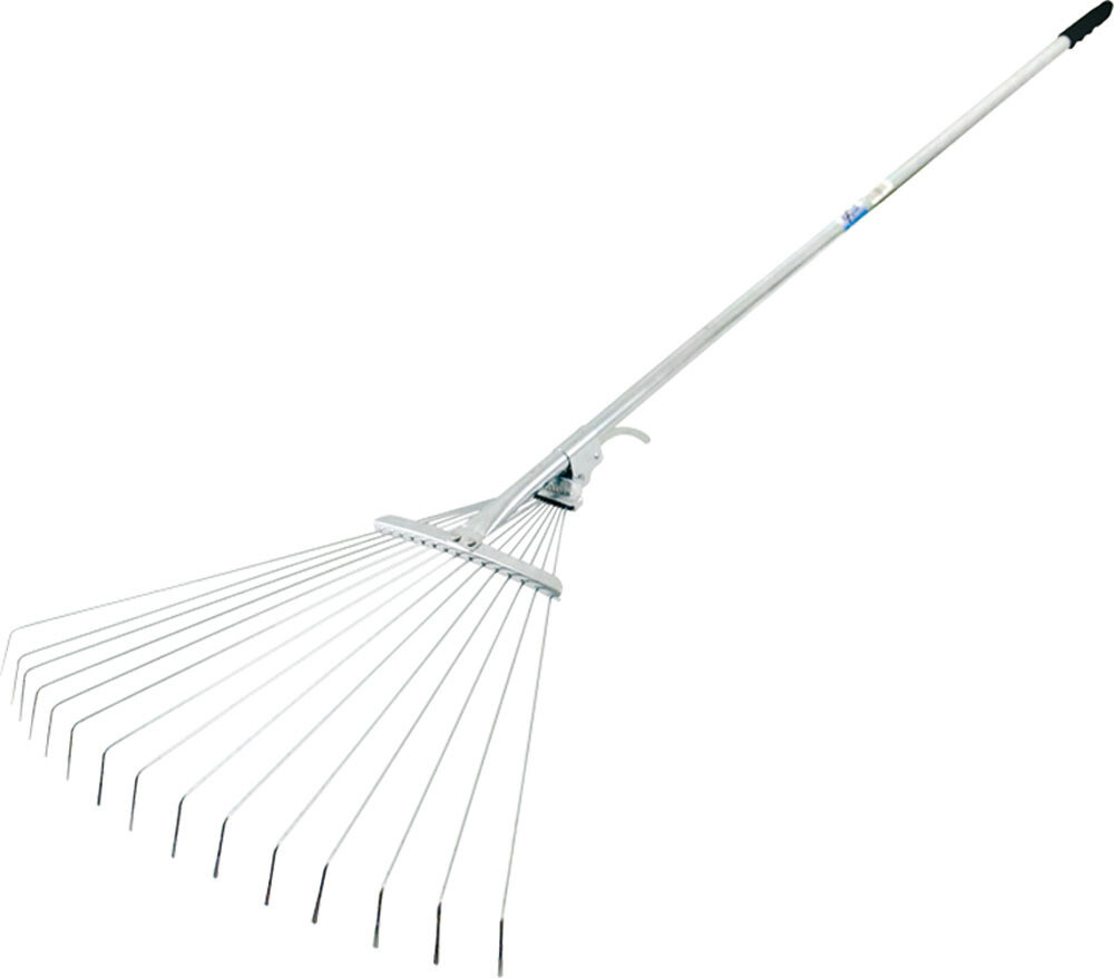Hrable nastaviteľné s násadou, dĺžka 123cm, kovové