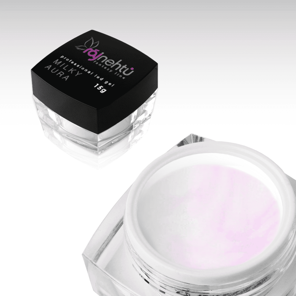 Ráj nehtů Fantasy line LED UV gél Fantasy line MILKY AURA 15 g