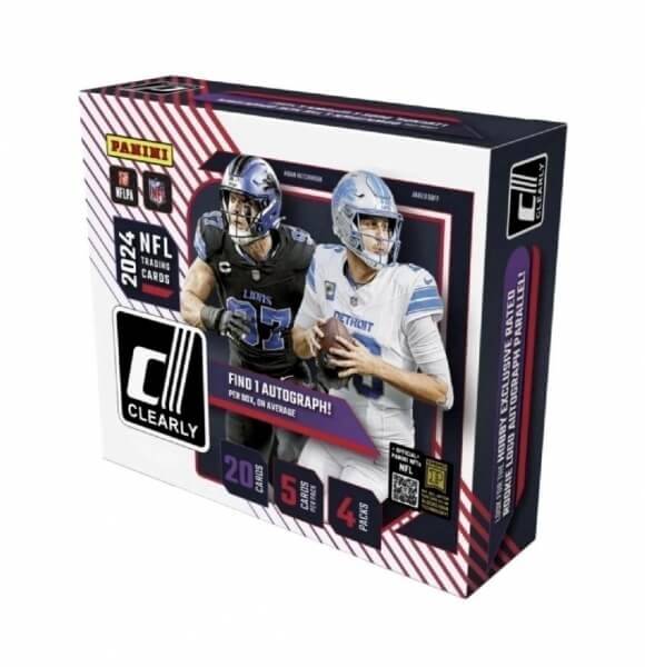 Panini 2024 Panini Clearly Donruss NFL Football Hobby Box