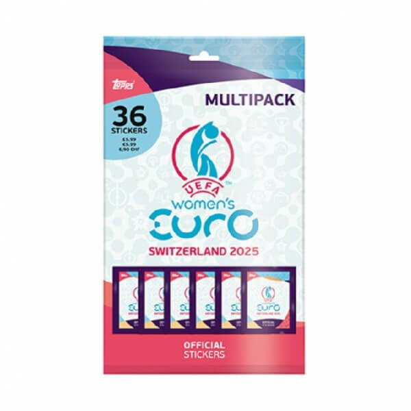 Topps Topps EURO 2025 Women Multipack Nálepky