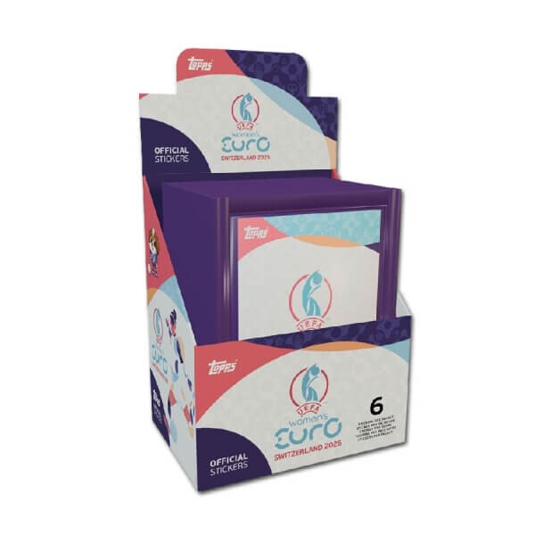 Topps Topps EURO 2025 Women Booster Box - nálepky 50 ks