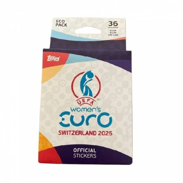 Topps Topps EURO 2025 Women Eco Pack - samolepky