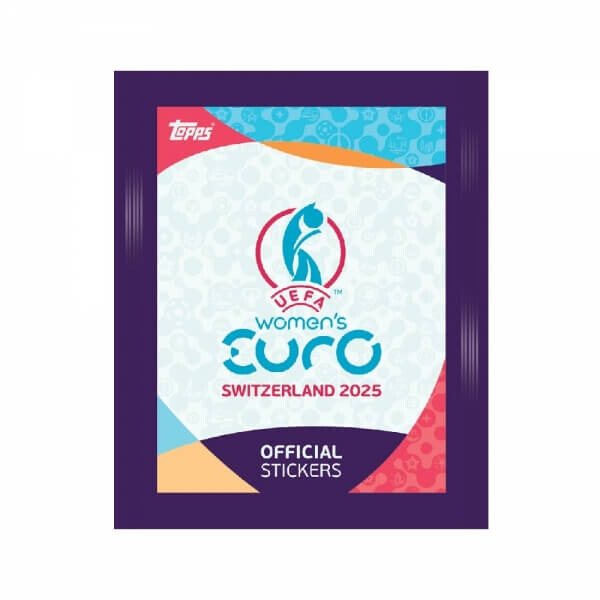 Topps Topps EURO 2025 Women Booster balíček - nálepky