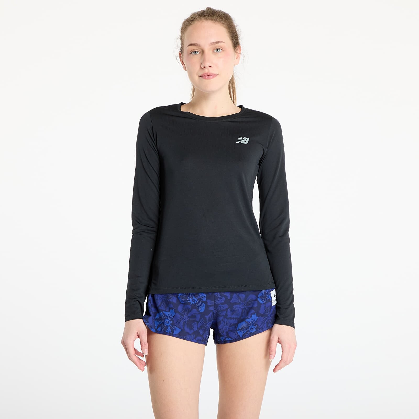 Tričko New Balance Sport Long Sleeve Black XS