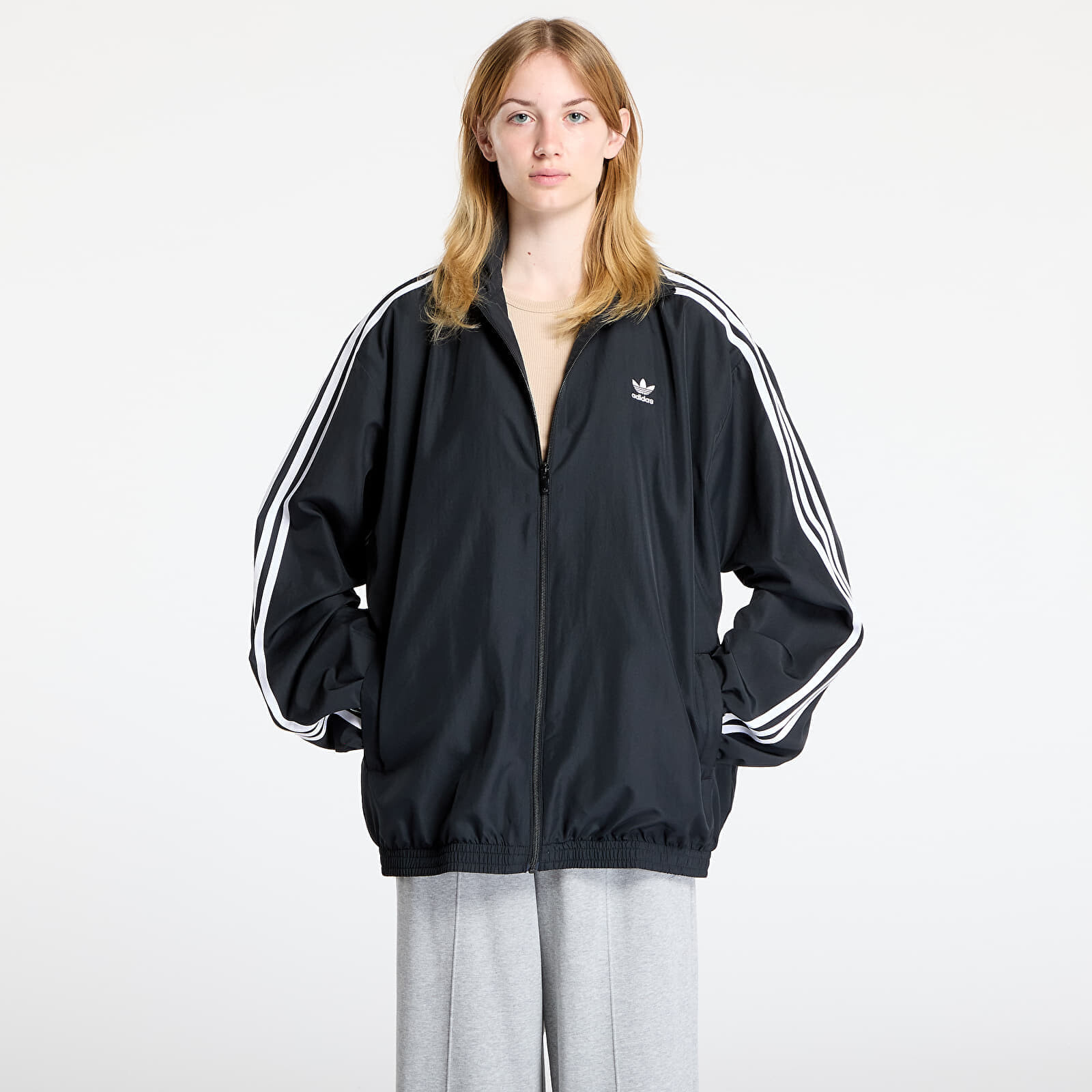 Vetrovka adidas Adilenium Season 3 Oversized Track Top Black XS