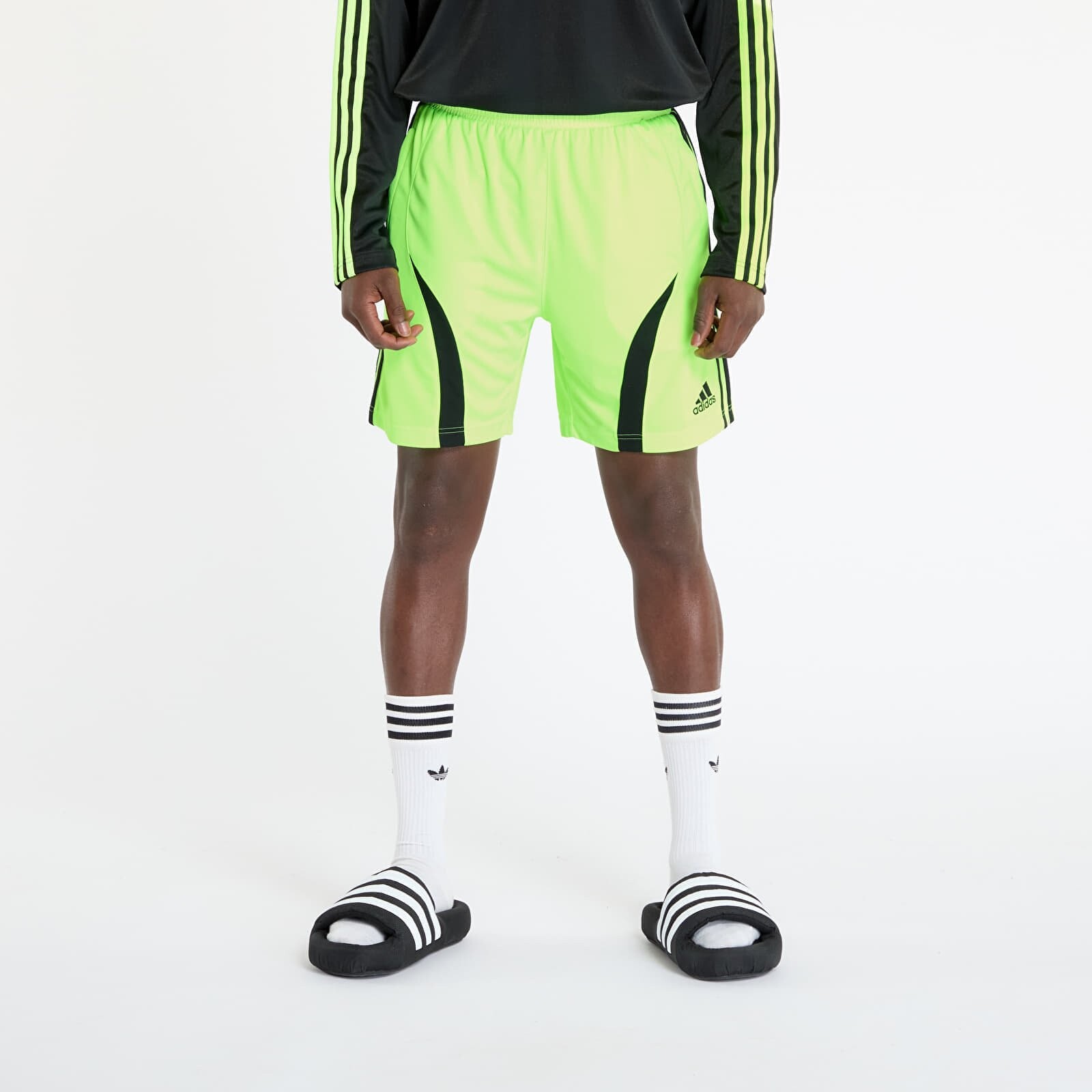 Šortky adidas Teamgeist Short Neon Green/ Black S
