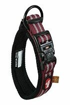 Obojek pes BIVOUAK nastavitelný 35-45cm červená Zolux VÝPREDAJ