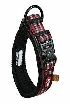 Obojek pes BIVOUAK nastavitelný 45-55cm červená Zolux VÝPREDAJ